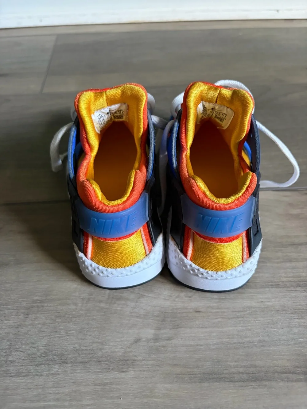 Nike Kids Sneakers in Red, Blue & Yellow